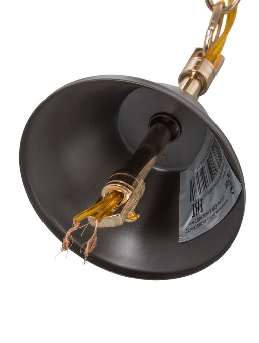 Люстра NH5269/5, 5х60Вт, E27, цвет кофе/золото