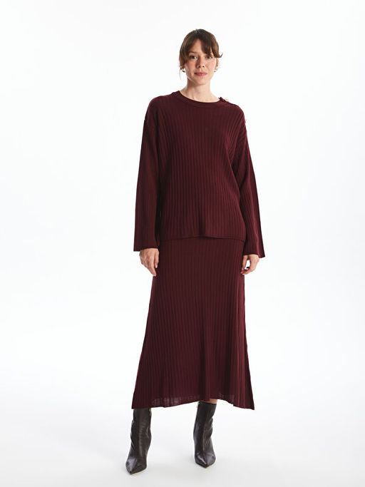 Beli Lastikli Kad?n Triko Etek