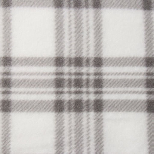 Плед флисовый «Экономь и Я. Клетка», 150×200 см, флис 160 г/м², чёрно-белый