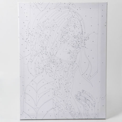 Картина по номерам с подрамником и поталью Неизвестная, 30*40 см - Школа талантов фото 7