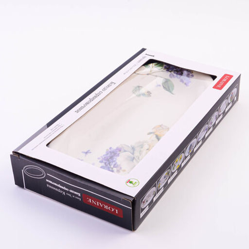 60222 Блюдо сервировочное овальное Букет фантазий доломит LR (х24) - Mayer&boch фото 4