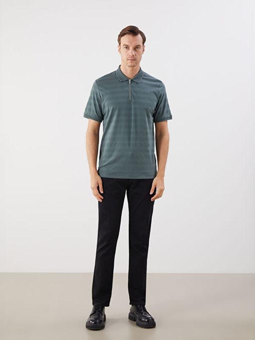 Polo Yaka ?izgili Erkek Ti??rt