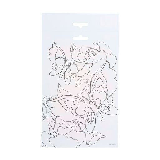 Аппликация перьями Прекрасная бабочка 14,8х21 см - Школа талантов фото 4