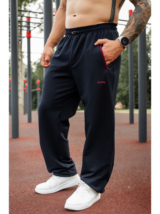 Спортивные брюки Футер 2-х нитка хлопок с лайкрой - Relay фото 9