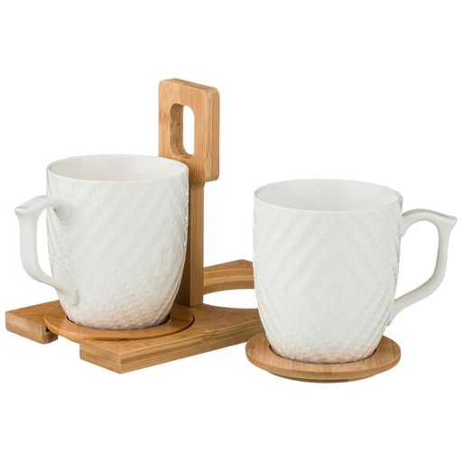 НАБОР ИЗ 2-Х КРУЖЕК LEFARD NATIVE 360МЛ. НА ПОДСТАВКЕ 26,5*11,5*15 СМ  фото 4