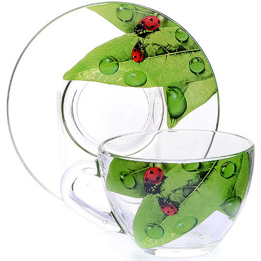 337-Д Чайная пара Живая природа Зеленый лист(х12) - Mayer&boch фото 2