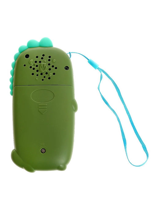 Музыкальный телефон детский ZABIAKA «Милый дракончик», звуковые эффекты, зелёный