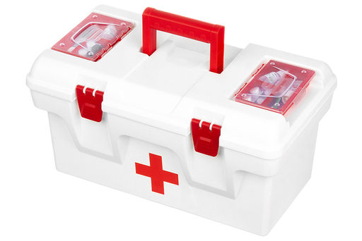 Ящик для медикаментов-аптечка 16 л 40,5*23,5*21 см Массимос крыш.с 2-мя защел.и 2-мя органай+вклад - Elan gallery фото 16