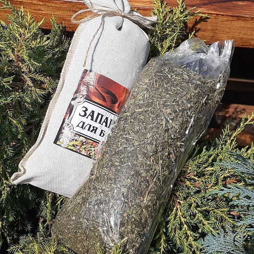 Запарка для бани,Горные душистые травы . 90гр. 25х8х6см. Домбай. - Buro фото 2