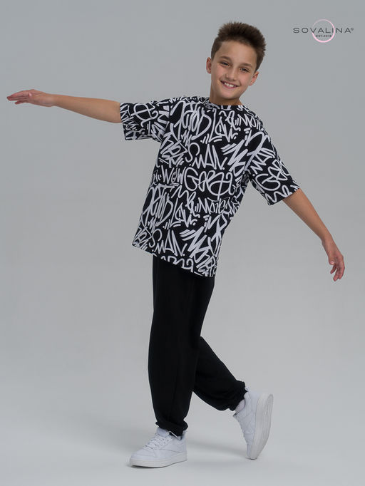 Костюм Daily men надписи-черный - Sovalina фото 13