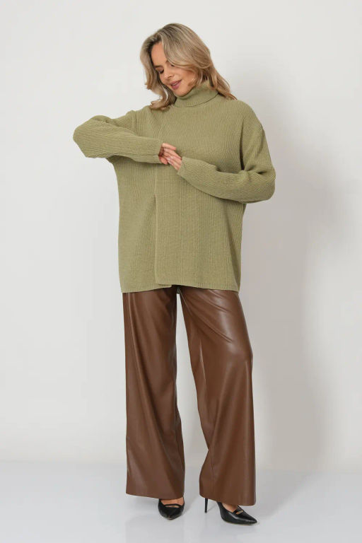 Джемпер И 004 с разрезом - Злата Стиль фото 18