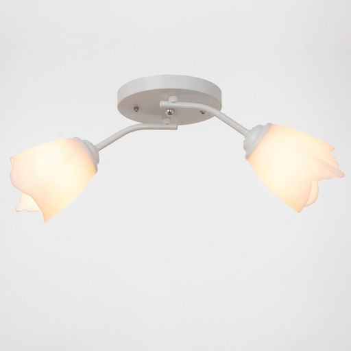 Люстра «Оникс» BayerLux 2×15 Вт E27, белый, 50×15×15 см