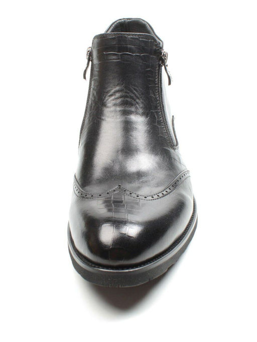 01-H9001-B76-SW3 BLACK Ботинки демисезонные мужские (натуральная кожа) - Фабричный китай фото 7