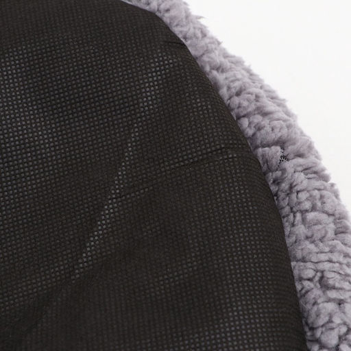 Лежанка для собак и кошек Уют, мягкий мех, 45 х 35 х 11 см, серая - Пижон фото 17