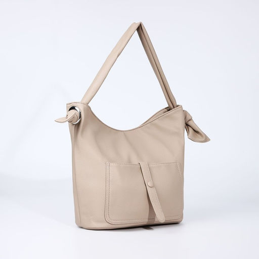 Сумка-тоут на молнии, 2 наружных кармана, цвет бежевый - Simaland фото 3