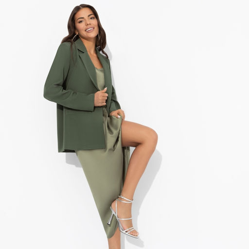 Двойка эффектная Влюблена в свой образ (2 в 1 зеленый) - Charutti фото 4