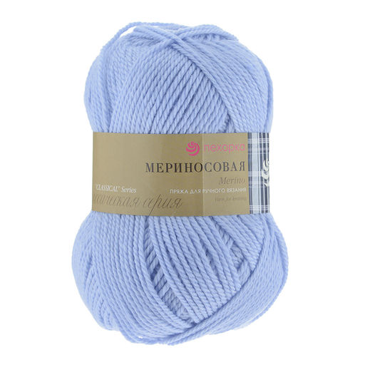 Пряжа Пехорская ПТ Мериносовая 50% мериносовая шерсть, 50% акрил 10 шт. х 100 г 200 м 12 м