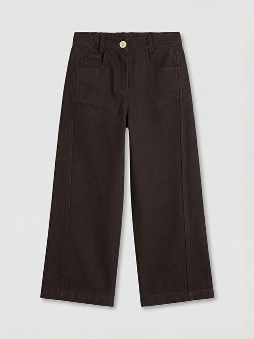 Regular Fit K?z ?ocuk Gabardin Pantolon