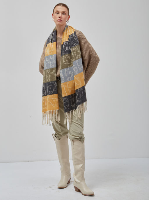 Палантин женский RH9-1556-4 - Tantino фото 3