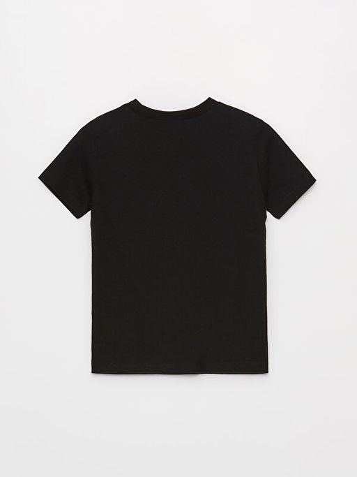 Bisiklet Yaka K?sa Kollu Atat?rk Bask?l? Erkek Bebek Ti??rt - Waikiki фото 2