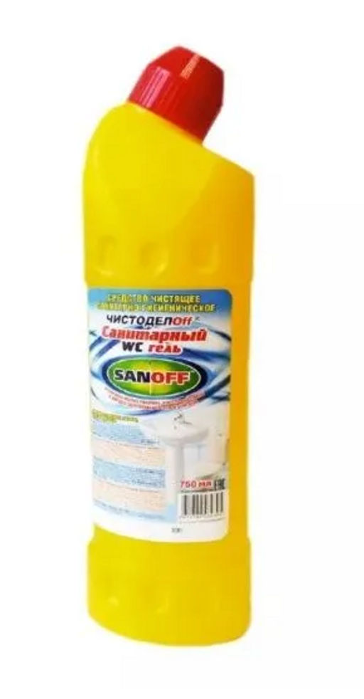 САНИТАРНЫЙ чистящее ср-во гель 750мл Sanoff