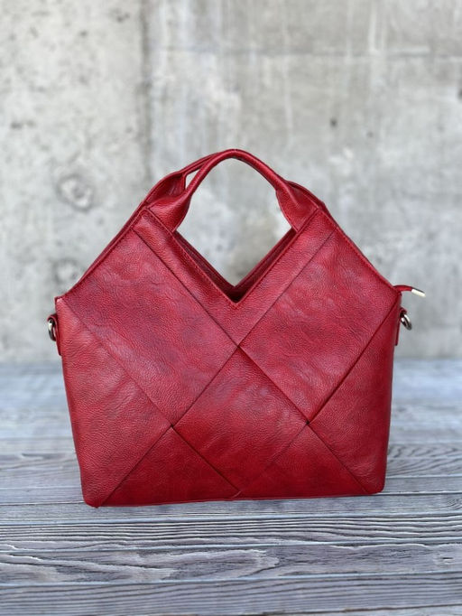 Женская сумка из эко кожи 0025 Красный - Sergio valentini фото 2