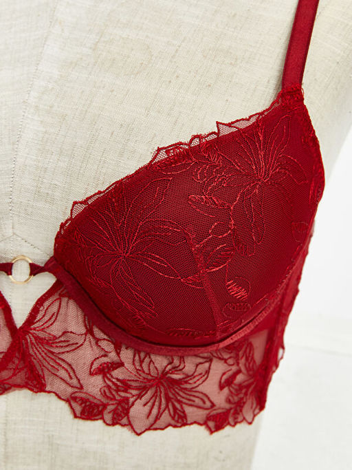 Balenli Dolgulu Dantelli Fantezi Ti??rt S?tyen