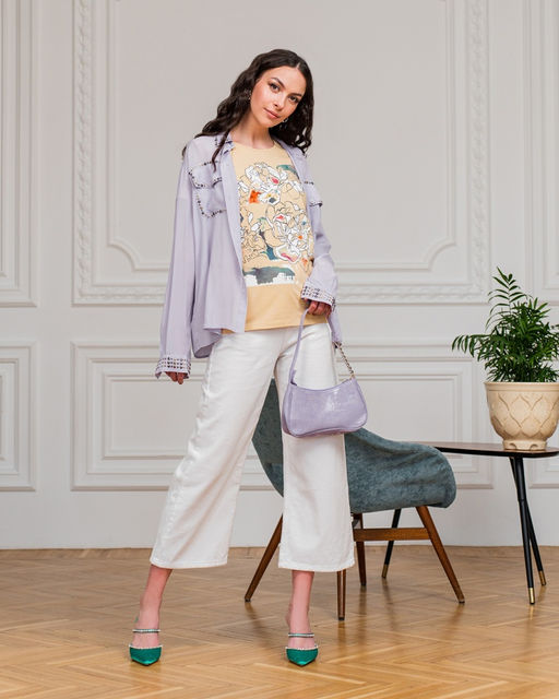 Футболка из хлопка FPP018 - Sahar art lab фото 6