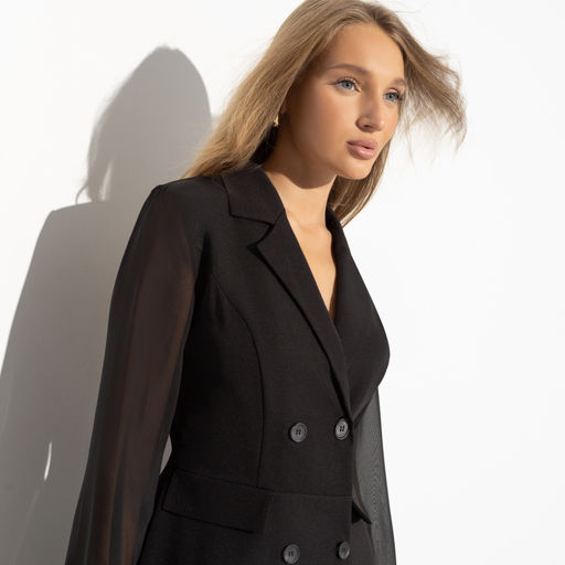 Платье на запах Чао Белла (black) - Charutti фото 9