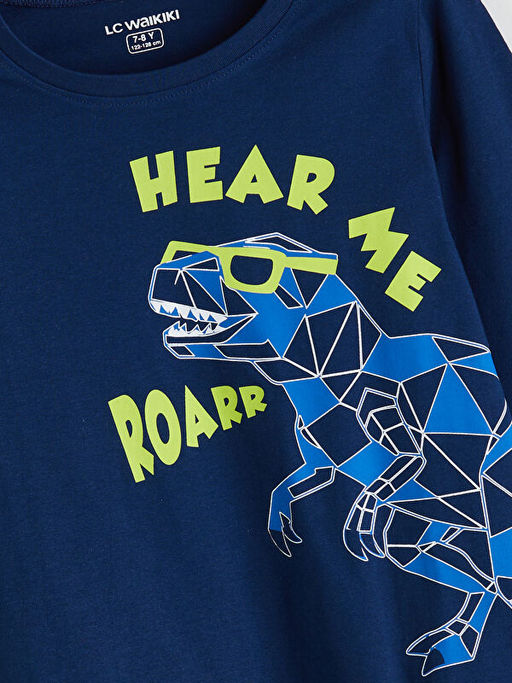 Bisiklet Yaka Erkek ?ocuk Pijama Tak?m?