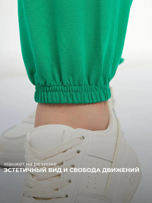 Костюм женский (футболка+брюки)_9010/зеленый - Ihomelux фото 28