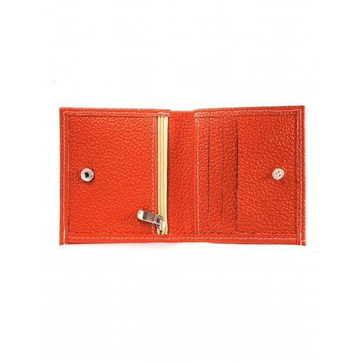 Портмоне женское Croco-ПР-917 натуральная кожа 2 отд, 6 карм, оранжевый флотер (36) 264741 фото 3