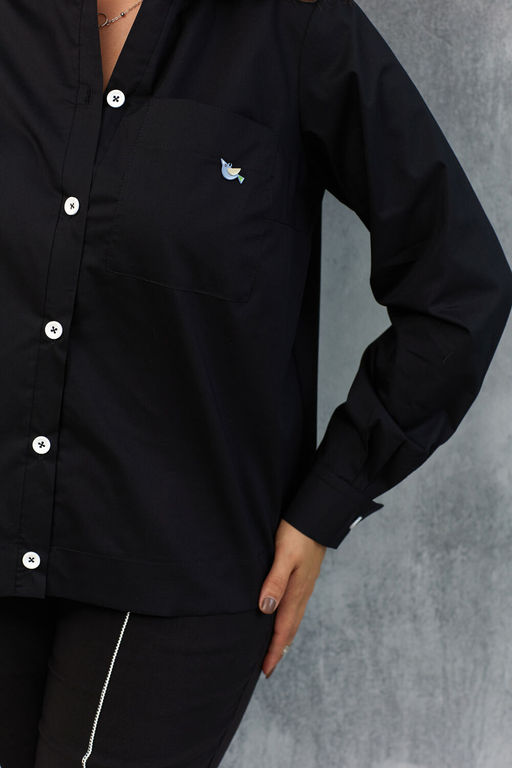 Рубашка BegiModa 4107 черный  фото 4