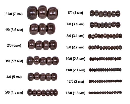 Бисер Чехия круглый 07/0 311-19001 3.4 мм 50 г