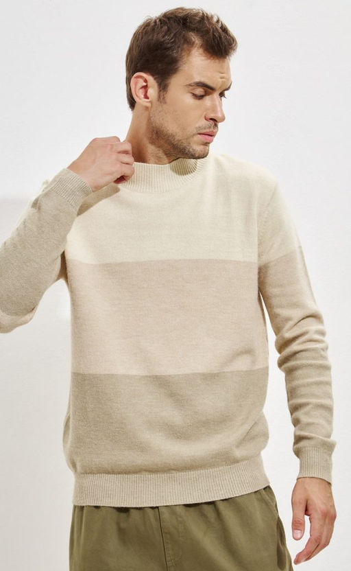 Джемпер F321-15302 beige - Fine joyce фото 2