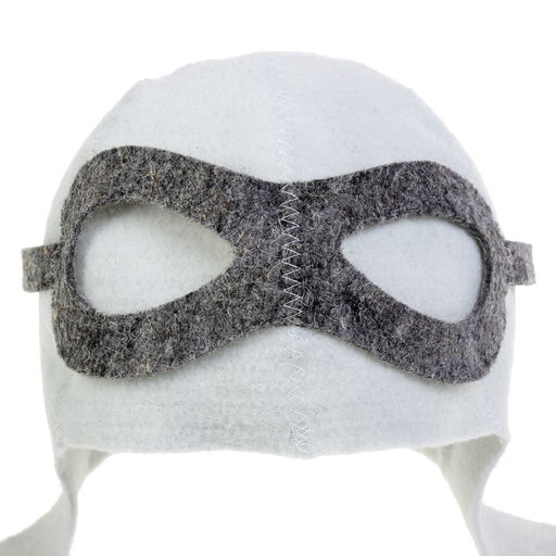 Шапка для бани и сауны «Пилот», полиэфир 70%, шерсть 30%, «Добропаровъ»