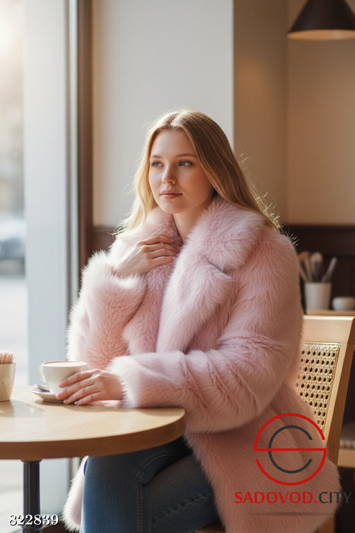 Шуба женская из искусственного меха