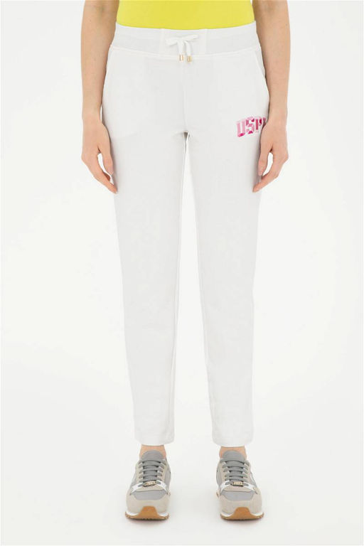 Женские спортивные штаны цвета экрю Неожиданная скидка в корзине - U.s. polo assn фото 2