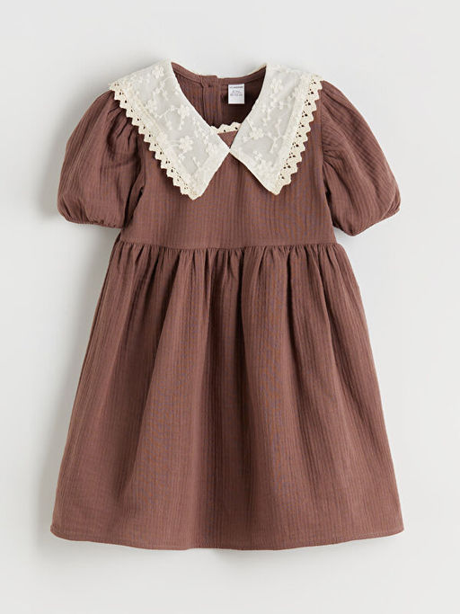 Bebe Yaka K?z ?ocuk Elbise