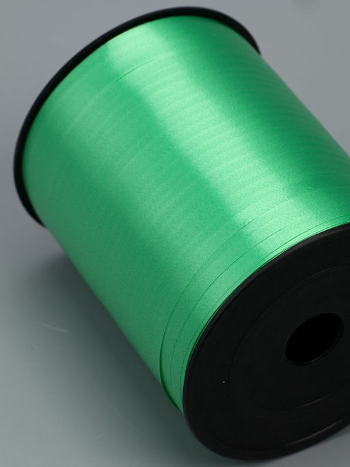 Лента для декора, подарков и шаров, зеленый, 0.5 см × 500 м