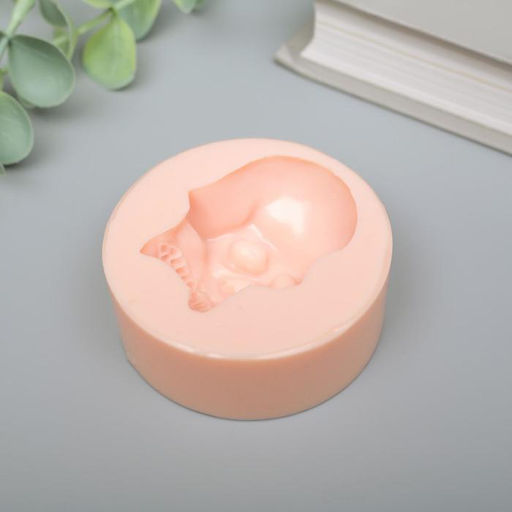 Молд силикон "Череп" 5х3,7 см МИКС