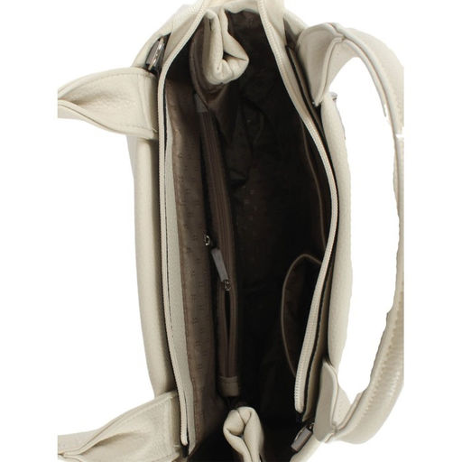 Сумка женская искусственная кожа ADEL-317/ММ, 1 отд, плечевой ремень, бежевый флотер 258988 - Adelia фото 3