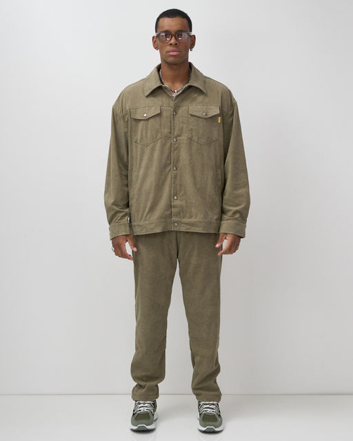 Спортивный костюм мужской весна-лето цвета хаки 55040Kh