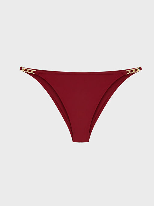 Zincir Detayl? Kad?n Bikini Alt?