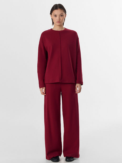 Комплект женский бордовый