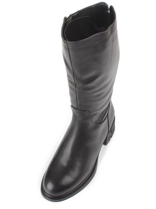 Z4230M BLACK Сапоги зимние женские (натуральная кожа, натуральный мех)