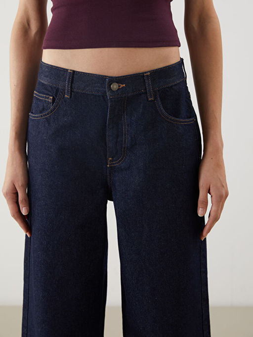 Baggy Fit Kad?n Jean Pantolon