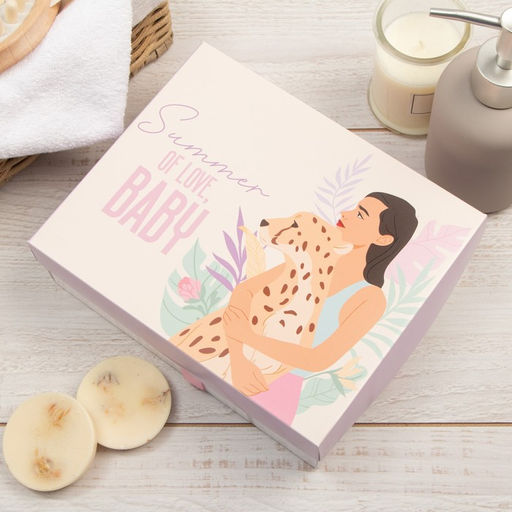 Набор махровых полотенец Этель Summer 30х30 см -5шт, 100% хлопок 340 гр/м2  фото 5