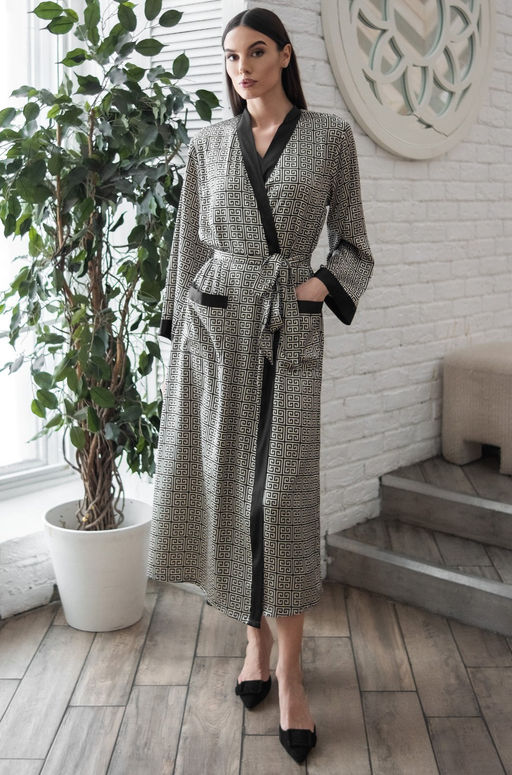 JADORE 4089 Длинный халат-кимоно Mia-Amore