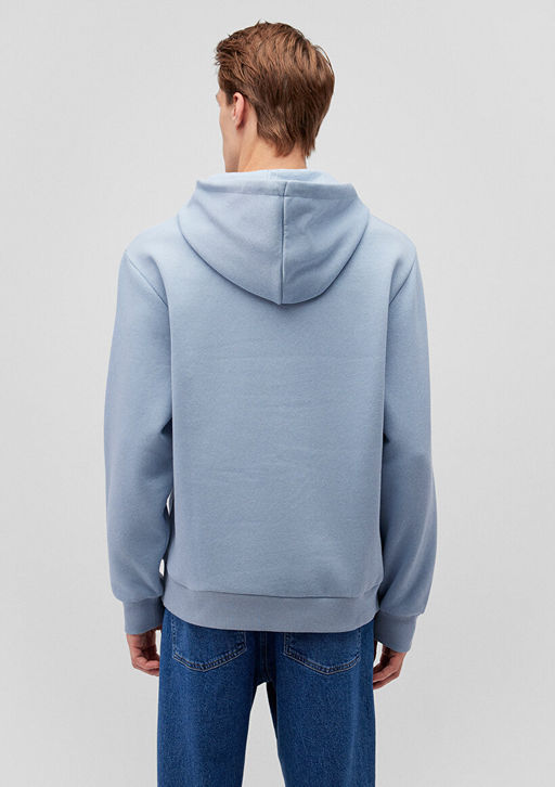 Mavi Logo Bask?l? Kapusonlu Mavi Sweatshirt  фото 4